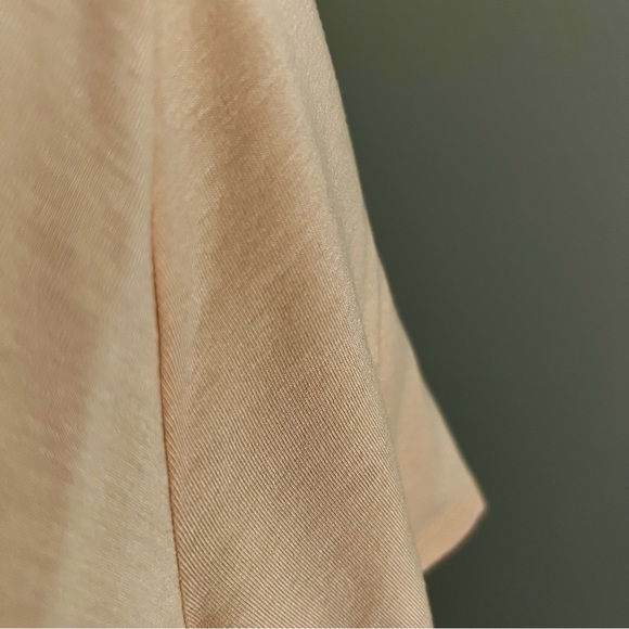 Bailey44 Apricot Short Sleeve Faux Wrap Cutout Top - Picture 4 of 6